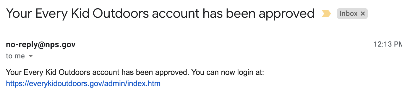 screenshot of the account awaiting moderation message